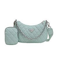 Women's Bags Crossbody Bag Daily Office  Career Baguette Bag MessengerBag White Black Purple Green Lightinthebox - thumbnail