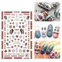 Bohemia Design Nail Art Sticker