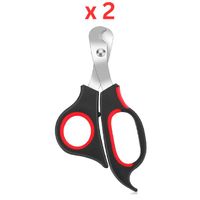 Hateli Pet Nail Clippers For Dogs Cats And Small Pets - Small (Pack of 2)