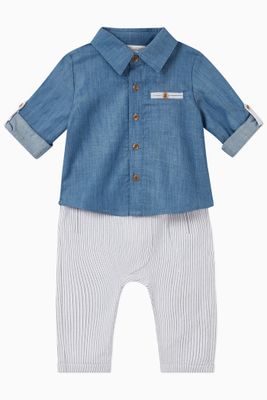 Cotton Shirt & Pant Set Cotton Shirt & Pant Set