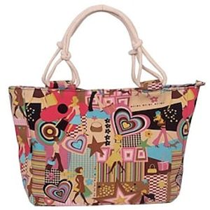Women's Canvas Tote Bag Canvas Outdoor Daily Office  Career Floral Print Fashion girl upgrade version Sunflower upgrade Khaki Bar Upgrade miniinthebox