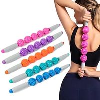 Fascia Muscle Roller - Cellulite Massager - Fascia Roller for Cellulite and Sore Muscles - Neck Leg Back Body Roller Deep Tissue Massage Stick Tools - 5 Balls Size Version Lightinthebox - thumbnail