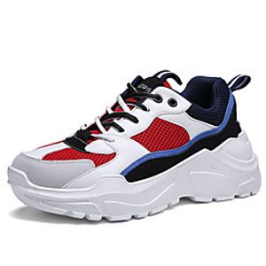Men's Loafers  Slip-Ons Sporty Daily Running Shoes Walking Shoes Mesh Non-slipping Black Red Fall Spring miniinthebox