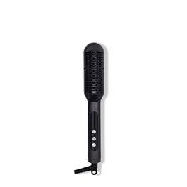 TYMO Hair Straightening Brush HC103 Ring Plus Titanium Plate [TY.HC103.BK]