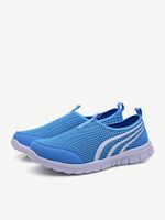 Mesh Breathable Light Slip On Sport Casual Flat Trainers