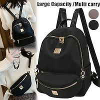 Women's Backpack School Bag Bookbag Detachable Waist Pack And Shoulder Bag Multiple Carrying Methods Mini Backpack Commuter Backpack School Outdoor Daily Solid Color Oxford Cloth Large Capacity W miniinthebox - thumbnail