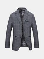 Corduroy Plaids Printing Blazers - thumbnail