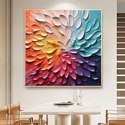 Handmade Original Blooming flowers Oil Painting On Canvas Wall Knife painting Art Painting for Home Decor With Stretched FrameWithout Inner Frame Painting Lightinthebox Handmade Original Blooming flowers Oil Painting On Canvas Wall Knife painting Art Painting for Home Decor With Stretched FrameWithout Inner Frame Painting Lightinthebox