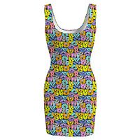 Women's Sports Dress Short Mini Dress Rainbow Sleeveless Animal Print Spring Summer Round Neck Casual 2021 S M L XL XXL 3XL Lightinthebox - thumbnail
