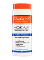 Gluta-C Glutathione & Vitamin C With Kojic Plus+ Whitening System 4x Skin Whitening Face And Body Powder 40g