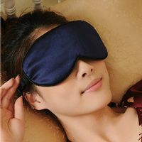 Silk Sleep Eyeshade Cover Eye Mask For Sleeping Rest Travel