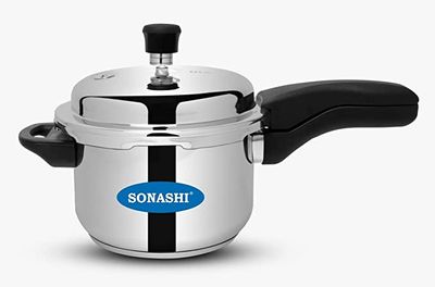 Sonashi 3 Liters Stainless Steel Pressure Cooker, (SPC-330SS)