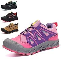 Boys Girls' Sneakers Daily Sports  Outdoors Casual Synthetics Breathability Big Kids(7years ) Daily Outdoor Exercise Camping  Hiking  Caving Hiking Shoes Black Red Pink Dark Green Winter Fall Lightinthebox - thumbnail