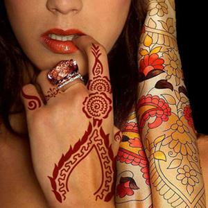 Indian Templates Henna Tattoo Stencils