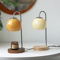 Bedroom study solid wood candle light smokeless atmosphere candle light dimmable timing Lightinthebox - thumbnail
