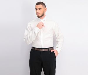 Mens Big & Tall Performance Non-Iron Dress Shirt  White