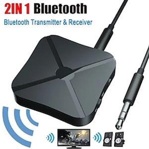 2 in 1 Bluetooth4.2 Computers Headphones AUX Car Stereo Music Audio Adapter Wireless Bluetooth Transmitter Receiver Lightinthebox
