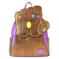 Loungefly! Leather Marvel Shine Thanos Gauntlet Mini Backpack