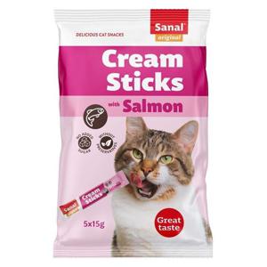 Sanal Cat Cream Sticks With Salmon 75g