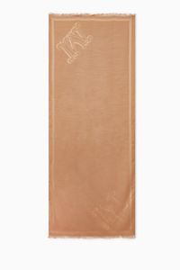 Alea Stole in Silk & Wool Jacquard