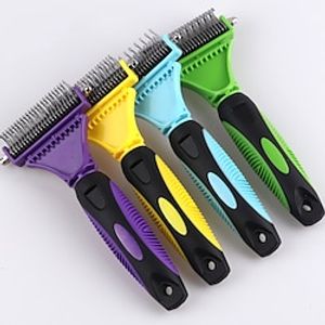 Pet Products Cleaning And Beauty Double-sided Knot Comb 2312 Hair Removal Rake Comb Hair Removal Comb Cat And Dog Comb Tool Lightinthebox