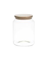 Cook Concept 2.4 Liter Conservation Jar Glass with Lid Wood