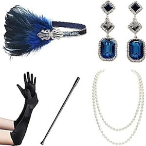 1920s Great Gatsby Accessories Set for WomenCostume Flapper Headpiece Headband Lightinthebox