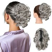 Curly Ponytail Extension 9 Claw Clip in Short Pony Hair Extensions Natural Voluminous Curly Wavy Synthetic Pony Tail Hair Piece for Women Daily Use Lightinthebox