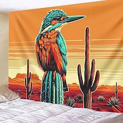 Western Desert Bird Hanging Tapestry Wall Art Large Tapestry Mural Decor Photograph Backdrop Blanket Curtain Home Bedroom Living Room Decoration Lightinthebox