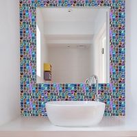 Funlife 1010cm18pcs Mosaic Self-Adhesive Waterproof DIY Wall Art Home Kitchen Bedroom Bathroom kitchen Tile Sticker Wall Sticker 1010cm18pcs miniinthebox Funlife 1010cm18pcs Mosaic Self-Adhesive Waterproof DIY Wall Art Home Kitchen Bedroom Bathroom kitchen Tile Sticker Wall Sticker 1010cm18pcs miniinthebox