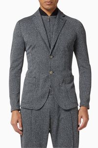 Mouliné Jersey Blazer Jacket