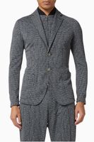 Mouliné Jersey Blazer Jacket - thumbnail