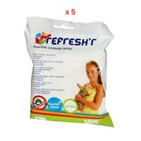 Savic Refresh'r Sensitive Small Animals Wipes Pack Of 5
