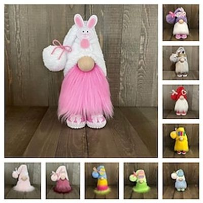 Easter Decorative Figurines: Faceless Dolls, Gnomes, Rabbits, and Elves - Perfect for Easter Decorations and Displays Lightinthebox
