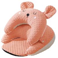 Sunveno Baby Anti - Reflux Feeding Pillow With C Shapped Seating Pillow - Pink SN_FPWSP_PI