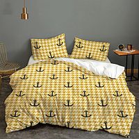 Print Home Bedding Duvet Cover Sets Soft Microfiber For Kids Teens Adults Bedroom Geometric 1 Duvet Cover 1/2 Pillowcase Shams miniinthebox - thumbnail