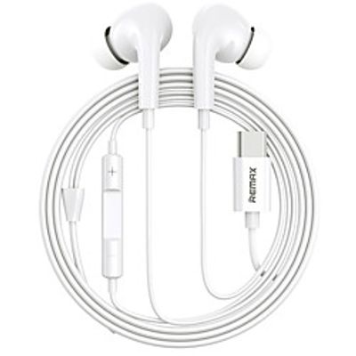 Remax RM-533 Wired In-ear Earphone USB Type C Ergonomic Design in Ear for Apple Samsung Huawei Xiaomi MI  Mobile Phone miniinthebox