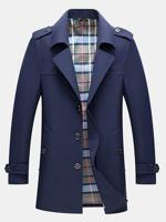 Mens Business Casual Trench Coat - thumbnail