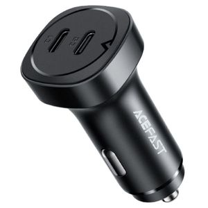 Acefast Fast Charge Car Charger B2 72W (2xUSB-C), Black - B2 BK