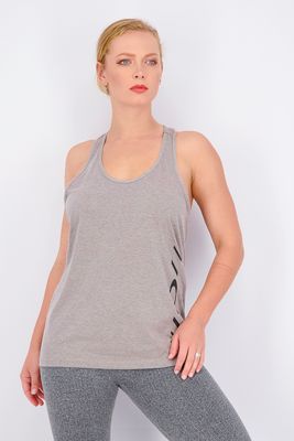 Womens Regular Fit Informal Tank Top Heather Grey Womens Regular Fit Informal Tank Top Heather Grey