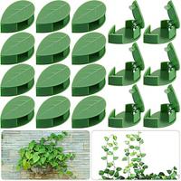 20 Pieces Plant Climbing Wall Fixture Clips Self-Adhesive Plant Fixer Invisible Wall Vines Fixing Clips Hook Plant Vine Traction Cable Wire Fixing Lightinthebox