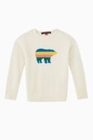 Bear Crewneck Sweater in Merino Wool Knit - thumbnail