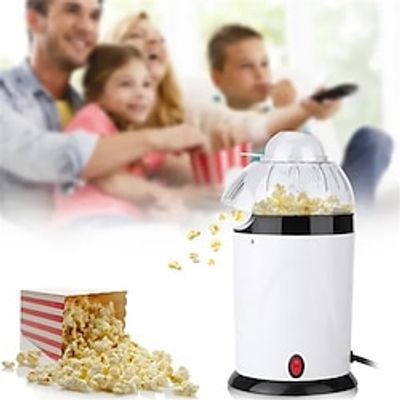 Mini DIY Popcorn Machine 220-240V Portable Electric Blower Popcorn Maker DIY Popcorn Snack For Home Kitchen Appliances EU Plug Lightinthebox