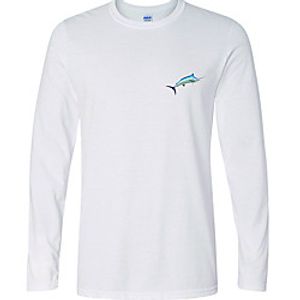CAWANFLY Men's Fishing Shirt Outdoor Long Sleeve UPF50 Quick Dry Breathable Sweat wicking Top Autumn / Fall Spring Summer Athleisure Fishing Camping  Hiking White / Micro-elastic / Animal miniinthebox