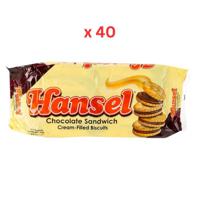 Hansel Chocolate Sandwich Cream Filled Biscuits, 10 X 31G - Pack Of 1 Pack Of 40 (UAE Delivery Only)