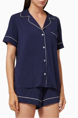 Gisele Relaxed Pyjama Shirt & Shorts Set Gisele Relaxed Pyjama Shirt & Shorts Set