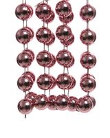 Homesmiths Christmas Bead Garland XXL Plastic Velvet Pink