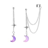 1 Pair Drop Earrings Ear Cuff For Women's Birthday Party Evening Date Alloy Fancy Fashion Moon Star Lightinthebox - thumbnail