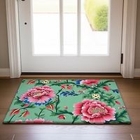 Big Floral Doormat Non-Slip Oil Proof Rug Indoor Outdoor Mat Bedroom Decor Bathroom Mat Entrance Rug Door Mat Lightinthebox - thumbnail