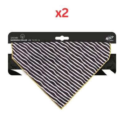 M-Pets Wild Safari Bandana Collar Large (Pack of 2)